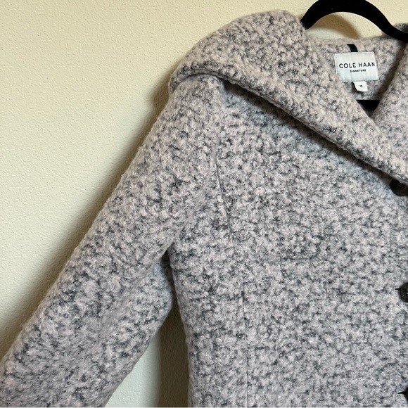 Cole Haan Signature Dropped Shoulder Wool Blend Coat - Size 10 (EUC) - Picture 6 of 12
